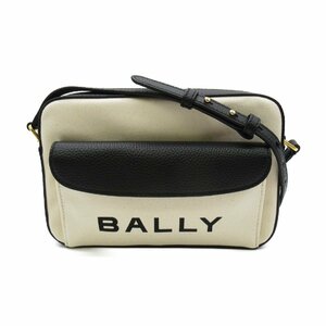 BALLY バリー ショルダーバッグ ショルダーバッグ BAR DANIEL アイボリー系 ファブリック レザー レディース