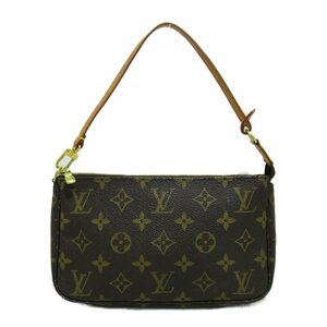 LOUIS VUITTON ルイ・ヴィトン アクセサリーポーチ（取っ手あり） ポシェット・アクセソワール ブラウン系 モノグラム 中古 レディース