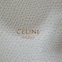 CELINE セリーヌ 2wayショルダーバッグ バーティカルカバ2wayショルダーバッグ グリーン系 レザー 中古 レディース_画像6