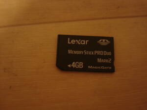 SI★Lexar メモリースティック PRO Duo 4GB ★送料84円