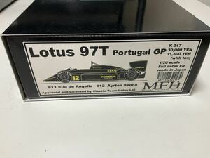 ◎MFH モデルファクトリーヒロ 1/20◎ロータス 97T ポルトガルGP◎A・セナ STUDIO27