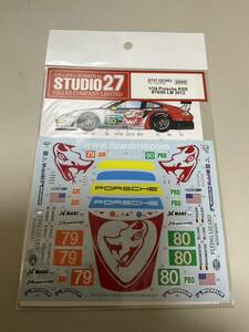 ◎スタジオ27 1/24◎ポルシェ RSR LM 2012 デカール◎FUJIMI STUDIO27