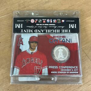 未開封品 大谷翔平 5000枚限定 ハイランドミント THE HIGHLAND MINT シルバー コインカード エンジェルス MLB ANGELS 17番 入団記念