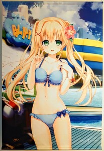 送料350円～ 中古・即決◆紬 ヴェンダース 水着 B2タペストリー Summer Pockets VA購買部 正規品 同梱可能