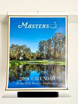 2024年 87th マスターズトーナメント カレンダー パノラマポスターカレンダー付 ゴルフ MASTERS 87th Tournament 壁掛け カレンダー_画像1