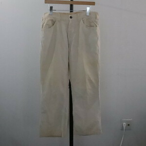 Q38 70sビンテージ Levis リーバイス 646 コーデュロイパンツ■1970年代製 34インチくらい アイボリー TALONジッパー フレア 60s 50s