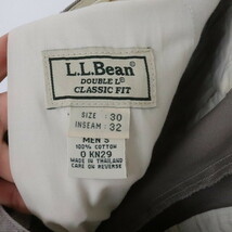 V37 2000年代製 L.L.Bean チノパン■00s 表記サイズ30 グレー エルエルビーン 無地 シンプル アウトドア アメカジ 古着 古着卸 90s_画像3