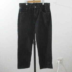 W56 2000年代製 Levi’s リーバイス 516 ブラックデニムパンツ■00s 表記34インチ 黒 Gパン ジーンズ アメカジ ストリート 古着 激安 希少