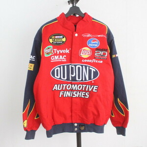 J112 2004年製 レーシングジャケット CHASE■00s 表記Mサイズ 赤 レッド NASCAR DUPONT 古着 アメカジ ストリート 古着卸 激安 90s 80s 70s