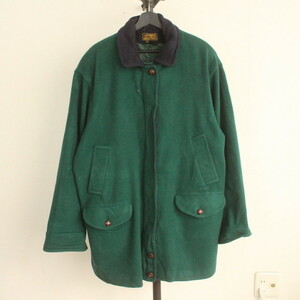 M79 90sビンテージ USA製 ウールジャケット エディーバウアー■1990年代製 表記XLサイズ レディース グリーン 古着 アメカジ ストリート