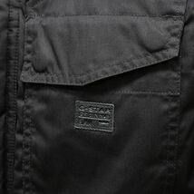 1円/秋冬/G-STAR RAW/Sサイズ/ダウン コート MFD HDD PARKA D1360-A516 撥水 軽量 防寒 あたたか◎ ミリタリー 新品/黒/ブラック/ft469/_画像7