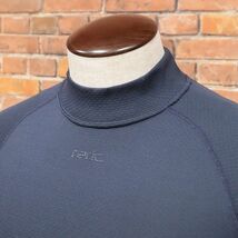 秋冬/reric/XLサイズ/モックネック インナーウェア PRIMALOFT GOLD WOOL 速乾 湿度調整 抜群の伸縮性◎ 長袖 新品/紺/ネイビー/hf197a/_画像3