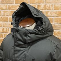 1円/秋冬/G-STAR RAW/Lサイズ/ダウン コート WHISTER PADDED HDD PARKA D13572-A516 撥水 軽量 防寒 フーデッド 新品/カーキ/ft470/_画像4