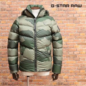 1円/秋冬/G-STAR RAW/XXSサイズ/ダウン ジャケット WHISTLER DOWN PUFFER D14410-B566 迷彩 撥水 軽量 防寒 新品/カーキ/ia129/