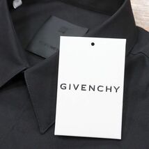 1円/22秋冬/GIVENCHY/39cm/レタード プリント シャツ BM60P81YB7 上質ブロード ストリート ジバンシィ 長袖 新品/黒/ブラック/hb290/_画像7