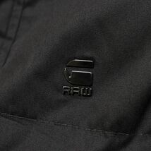 1円/秋冬/G-STAR RAW/XSサイズ/ダウン コート WHISTER PADDED HDD PARKA D13572-A516 撥水 軽量 防寒 フーデッド 新品/黒/ブラック/ft470/_画像8