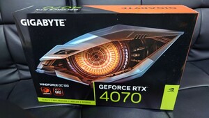 新品 未使用 GIGABYTE RTX4070 WINDFORCE OC 12GB