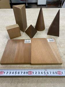 NN1219 loading tree triangle shape four square shape wood natural tree DIY