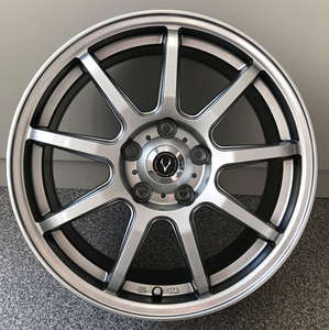 新品 アウトレット特価 アルミ 軽量 ホイール 4本セット バトラ VATRRA 093 レーシングシルバー 15×6.0 43 ＰＣＤ 5/114.3