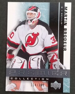 2001-02 UPPER DECK NHL Premier Collection M.Brodeur (/399)