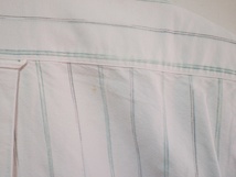 ギットマンヴィンテージ GITMAN VINTAGE ストライプオックスフォード ボタンダウンシャツ Made in USA Mサイズ ホワイト×グリーンライン_画像9