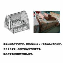 【最寄りの輸入港から配送】三角　サウナ　屋外用　2.0×2.1×1.8　ルーフキット付属　樽　サウナ　パイン_画像3