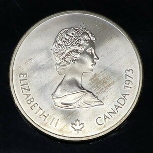 DKG★外国古銭 カナダ 1976 モントリオールオリンピック 記念硬貨 10ドル 銀貨 1973 エリザベス2世 CANADA 貨幣 外国銭 コイン coin401