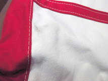 DEADSTOCK L.L.Bean刺繍入りキャンバストートバッグ赤×白●231203j1-bag-tt古着デッドストックエルエルビーン_画像8