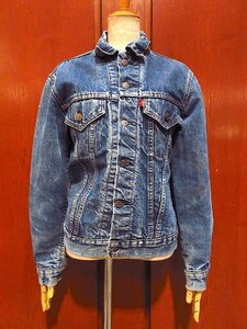 ビンテージ70's●Levi's 70505 BIG E裏地ブランケット付きデニムジャケット●231202m2-m-jk-dnmリーバイスGジャン上着メンズ古着