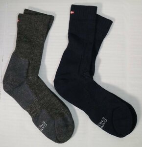 16 01185 * [DANISH ENDURANCE] high King socks 2 pair navy | gray 25.0~28.0 cm[ outlet ]