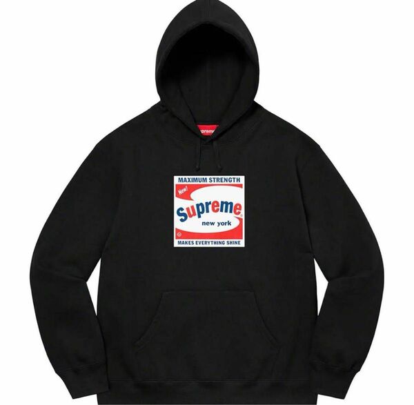 新品 国内正規 SUPREME 21SS Shine Hooded Sweatshirt BLACK ブラック Brillo 