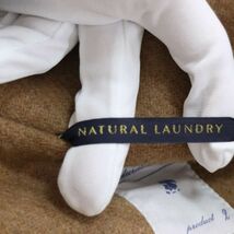 NATURAL LAUNDRY ナチュラルランドリー 秋冬 ウール♪ ロング ダッフルコート Sz.2　レディース ベージュ 日本製　K3T01128_B#N_画像5