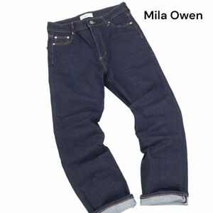 Mila Owen ミラオーウェン 濃紺♪ ストレッチ ストレート デニム パンツ ジーンズ Sz.2　レディース　K3B00328_C#R