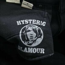 HYSTERIC GLAMOUR ヒステリックグラマー ストレッチ♪ スリム ガールフレンド デニム パンツ ジーンズ Sz.26　レディース 黒　K3B00373_C#R_画像6