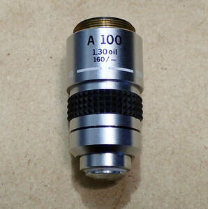 Olympus A100 1.30 オリンパス 顕微鏡 100倍 対物レンズ BH2・CH2などに 中古