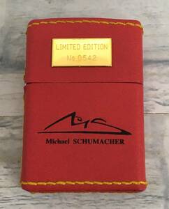 7457A☆ 未使用保管品 Michael Schumacher ミハエル・シューマッハ ZIPPO ジッポー オイルライター 限定品 2000年製 NO.0542