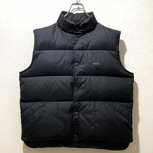 希少 極美品 実寸注目！ エルエルビーン L.L.Bean ダウン ベスト ジャケット ブラック 黒 ヴィンテージ VINTAGE エディーバウアー