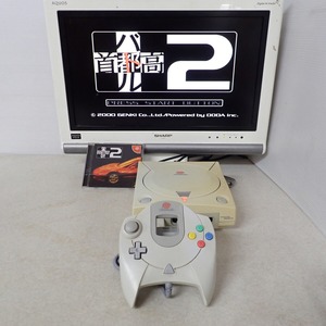 動作品 DC ドリームキャスト 本体 HKT-3000+ 首都高バトル2 ドリキャス Dreamcast SEGA セガ【DK；X20230101-A2530