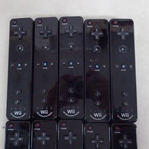 Wii コントローラ Wiiリモコンプラス RVL-036 クロ まとめて10個 大量セット 任天堂 Nintendo シリコンカバー付【DK；X20230101-B2373_画像2