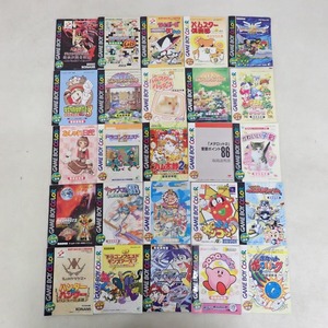 ※取扱説明書のみ GBC ゲームボーイカラー ドラゴンクエストI・II/III/メダロット3 等 まとめて25冊大量セット【DK；X20230101-B2378