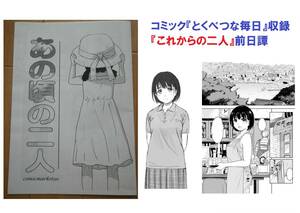 y_z12 コミケ★人生あの電柱まで作戦(柴崎ショージ)■コピー誌■商業作品の前日譚『とくべつな毎日』