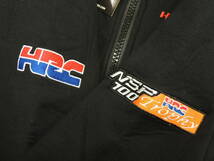 ★ 新品 ガス GAS HONDA RACING コラボ イタリア製 NSP100 HRC CHASE HONDA TROPHY STREET SWEAT ジップ スウェット ジャケット L _画像6