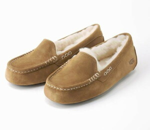 * new goods 25cm regular price 22000 jpy domestic regular UGG UGG Anne attrition -ANSLEY slip-on shoes shoes shoes US 8 chestnut Camel 1106878