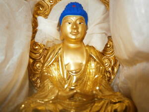 仏像　阿弥陀如来　１体　釈迦像　新品未使用　高さ２８ｃｍ　