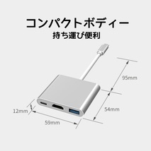 【3in1 HDMI変換アダプタ】USB Type C USB-C タイプC ハブ 4K PD Nintendo Switch ニンテンドースイッチ ドック ケーブル 出力ポート f2iv_画像4