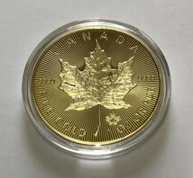 エリザベスⅡ メイプルリーフ金貨 カナダ ゴールド コイン メダル_画像2