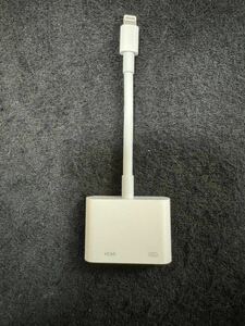 Apple 純正 Lightning Digital AVアダプタ MD826AM/A HDMI変換ケーブル