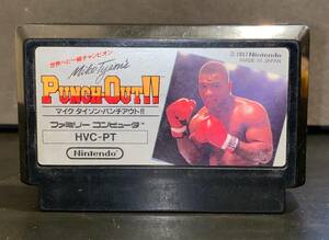 【No.219】FC ファミコンソフト カセット マイク タイソン・パンチアウト!! PUNCH OUT 動作品 中古品