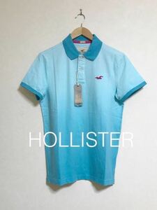 【新品】 HOLLISTER STRETCH PIQUE OMBRE POLO ホリスター ストレッチ ピケ オンブル ポロシャツ 半袖 サイズS グラデーション 175/92A