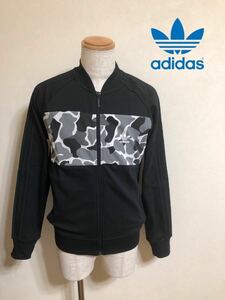 【新品】 adidas originals GRAPHICS CB TT アディダス オリジナルス ジャージ トラックトップ ジャケット サイズM 長袖 DN8035 黒カモフラ